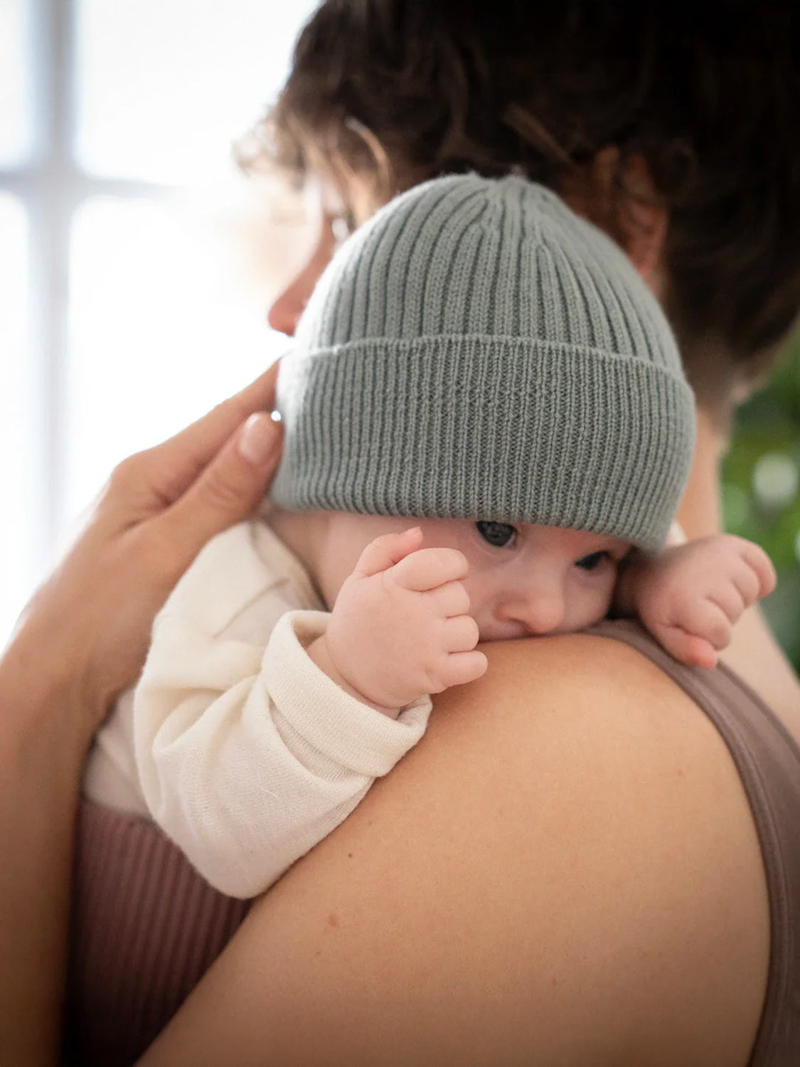THE WOOLLY BEANIE MULTI - sage