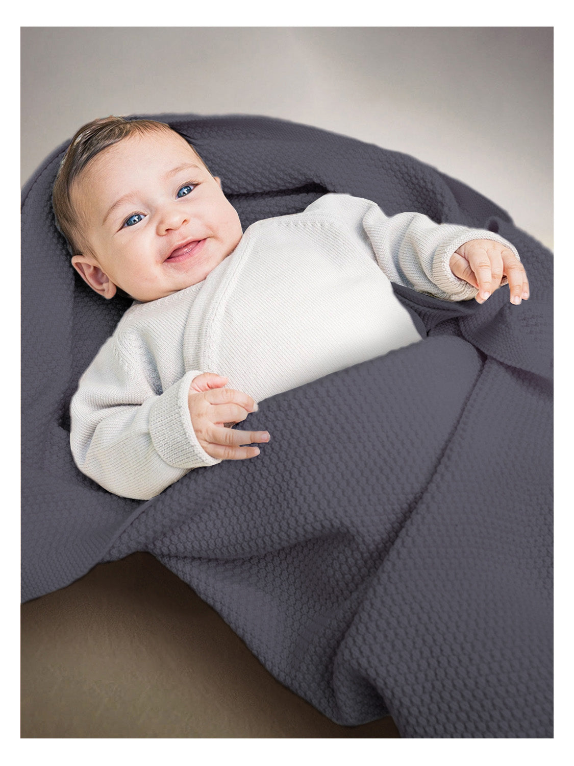 THE WOOLLY BLANKET - grey