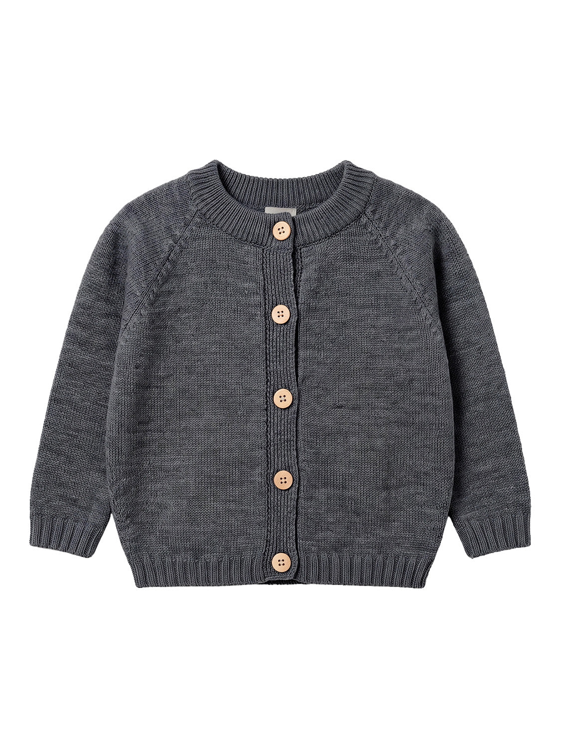 The Woolly Cardigan Graphite Grey