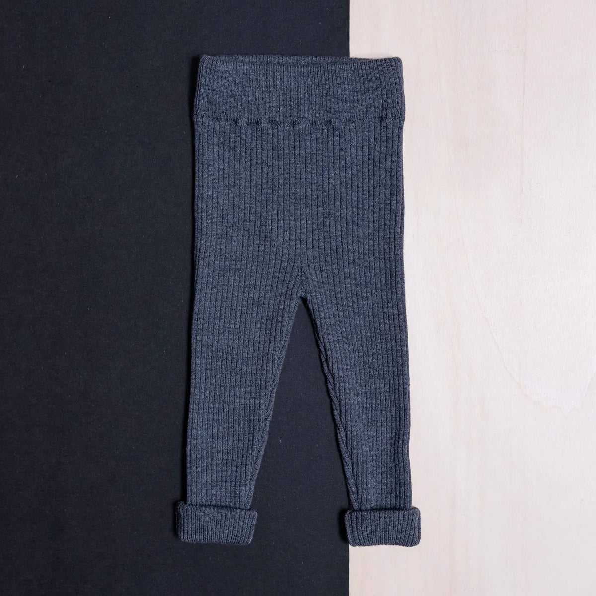 THE WOOLLY LEGGINGS - graphite grey